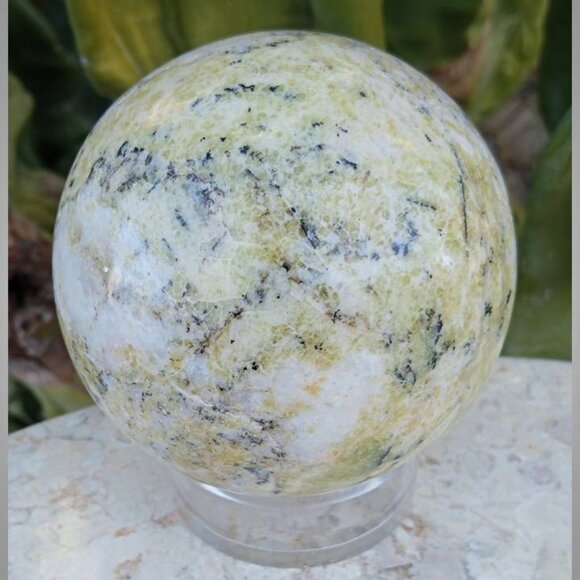 70mm serpentine sphere with dendrite 02 clarity focus problem solving CHAKRA - Picture 4 of 8